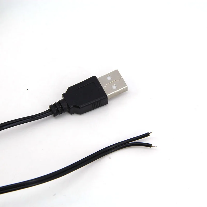 USB 수 전원 커넥터 케이블, 조정 스위치 단추 속도 수리 케이블, DC 냉각 선풍기 L1 용 와이어 코드, 2 핀, 1.2m, 5V