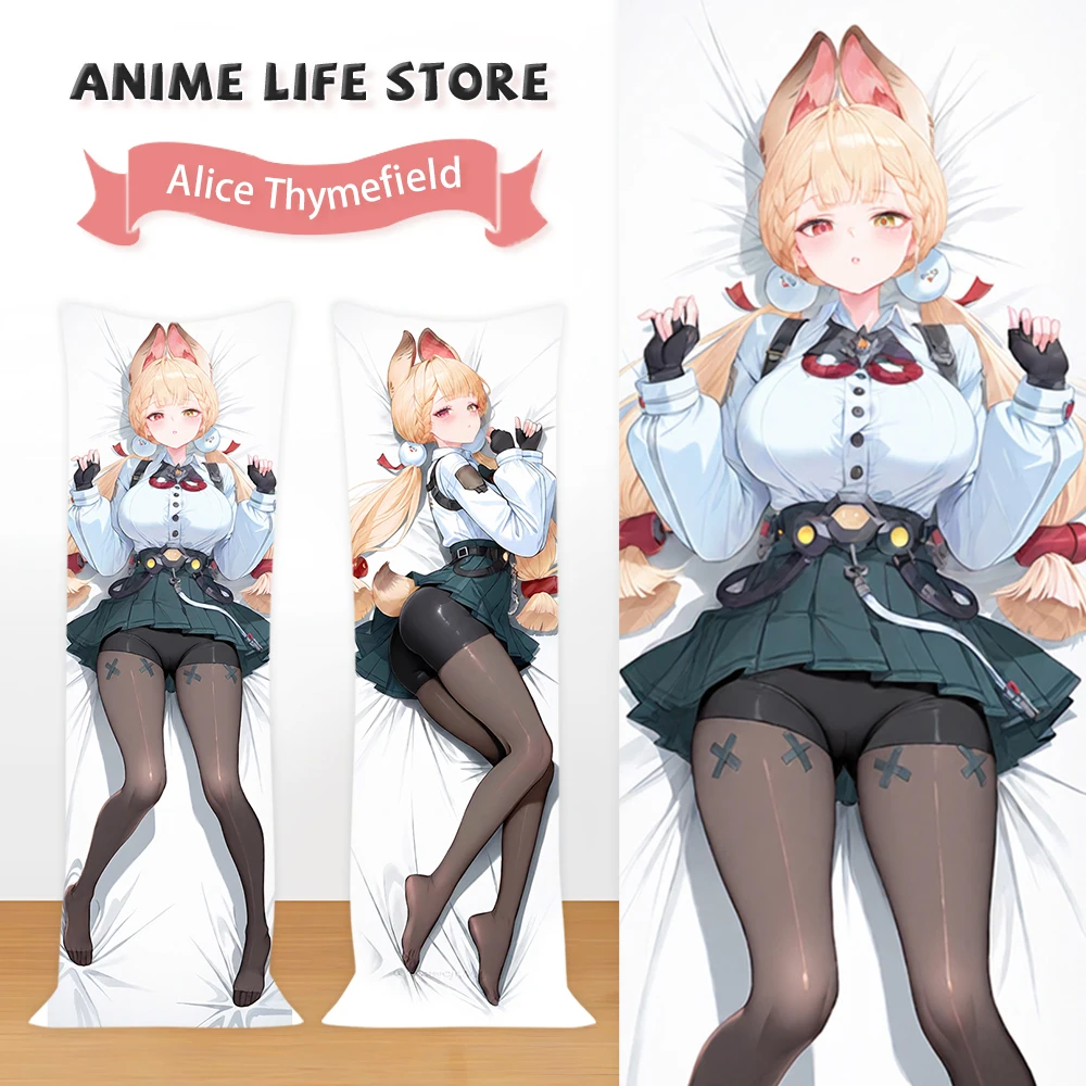 

Anime Zenless Zone Zero Alice Thymefield Dakimakura Cover Double-Sided Print Pillowcase Hugging Fullbody Otaku Cushion Covers