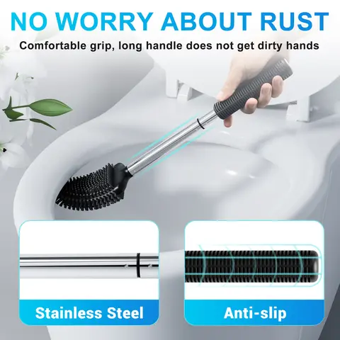 8 best sales svart toalettborste - №7