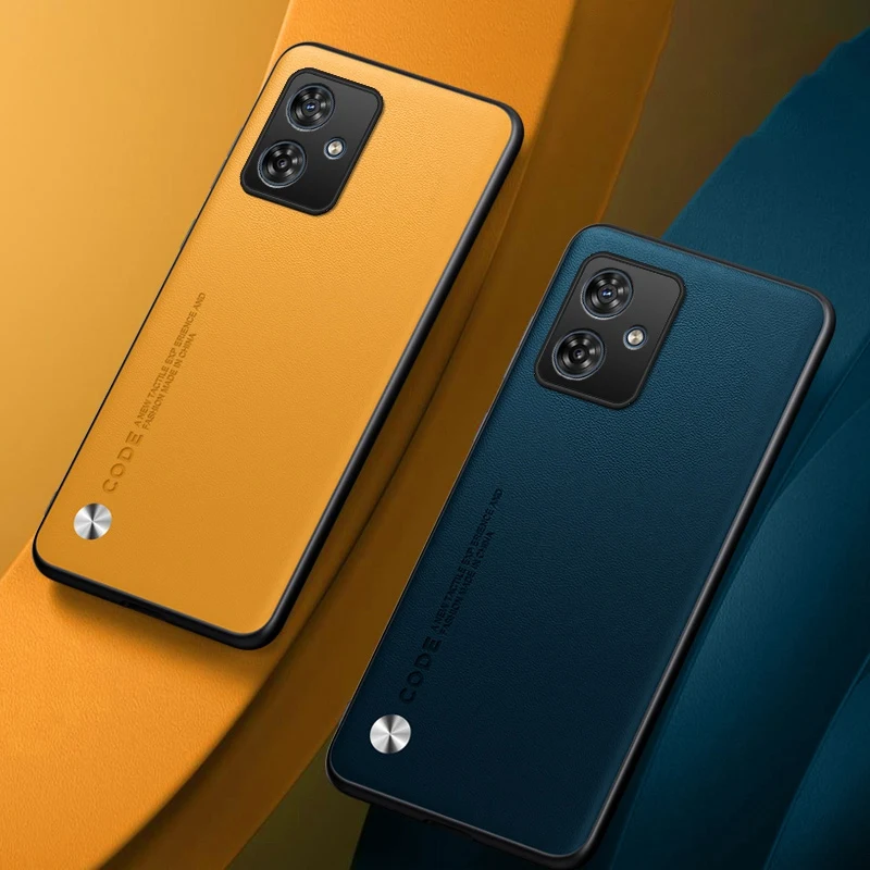 

Роскошный чехол для телефона из искусственной кожи для Motorola Moto G55, защитный чехол, матовый силиконовый противоударный чехол для Motorola G55 5G Coque