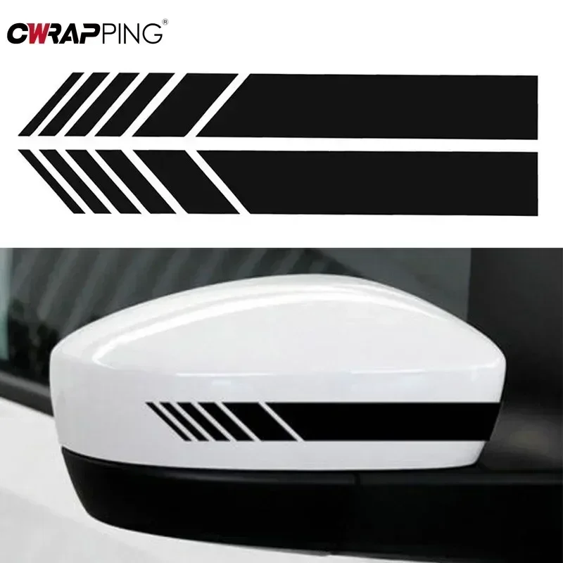 Car Rearview Mirror Reflective Strip Styling Auto SUV Vinyl Car Sticker and Decals Left Right Side Decal DIY Auto Body Decals