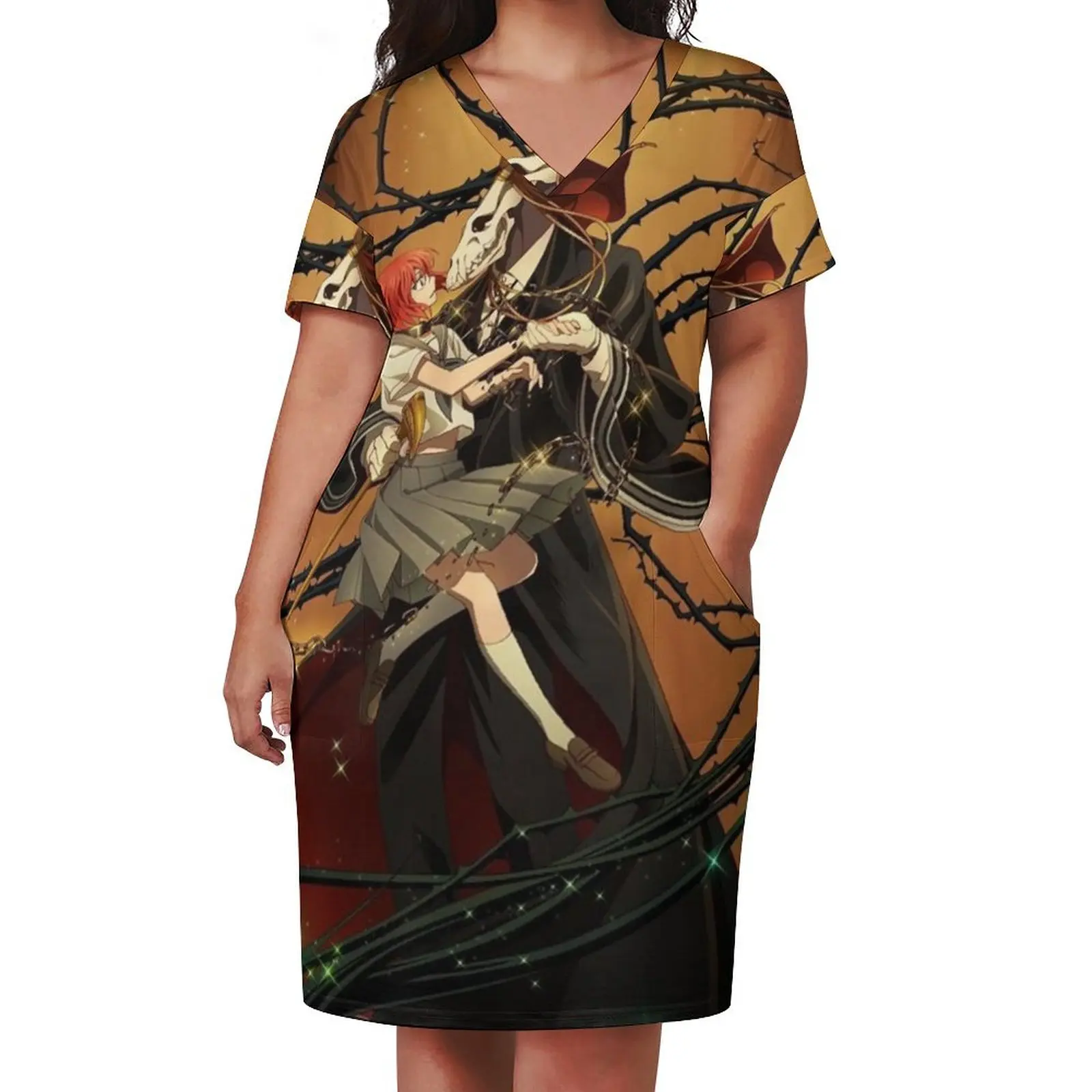 The Ancient Magus Bride Loose Pocket Dress Elegant gowns summer dress