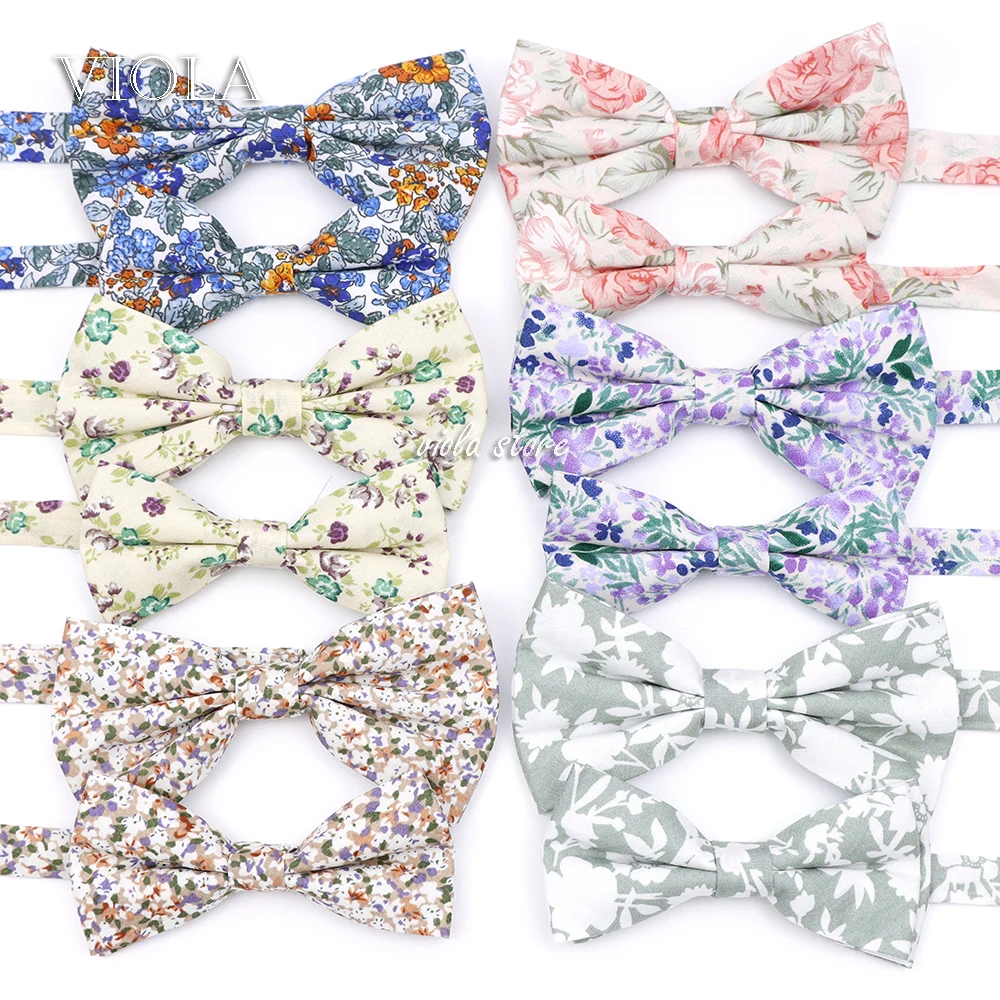 Fashion 22 Styles Floral Parent-Child Bowtie Sets 100% Cotton Men Kids Pet Butterfly Party Dinner Wedding Bow Tie Gift Accessory