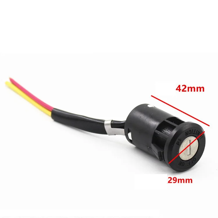Electric Bicycle Ignition Switch Key Power Lock, Secure Your Electric Scooter, Compatible with All Electric Bike Models