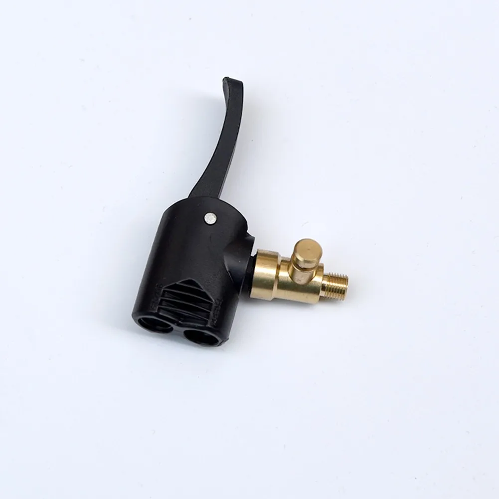 Pump Nozzle Adapter for Bicycle Tires with Dual Valve Functionality for supports F V and A V Valves for Pump Compatibility