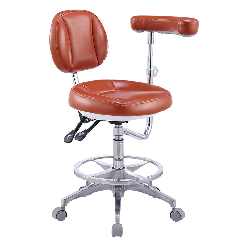 Manufactures Hot Sale Dental Doctor Chair Dental Stool Round Seat Medical Dental Assistant Chair Stool