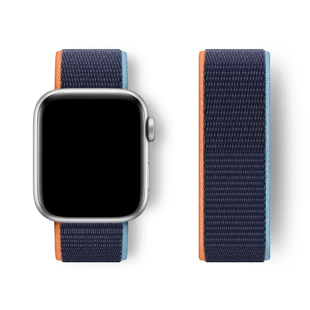 Armband für Apple Watch 10 11 Band 42 mm 46 mm 45 mm 44 mm 41 49 mm 40 mm Sportschlaufenarmband Correa iWatch Serie 8 9 7 6 5 4 SE Ultra