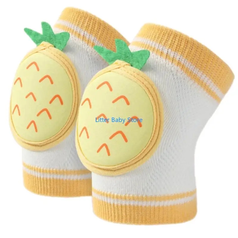 N80C Breathable Knee Pads For Baby Nonslip Protective Gear For Crawling Learning To Walk Infants With Anti Skid Design