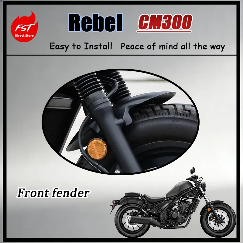 FOR CM300 CL300 Retro Short Front Fender Mudguard Vintage Styling Splash Mud Guard Anti-Sand Shield for Motorcycle