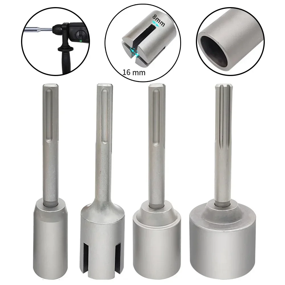 

Professional Ground Rod Driver Bit, Suitable for 30/45/65mm Ground Rods, Heat Treated Hardened Steel, Easy Installation 1PC