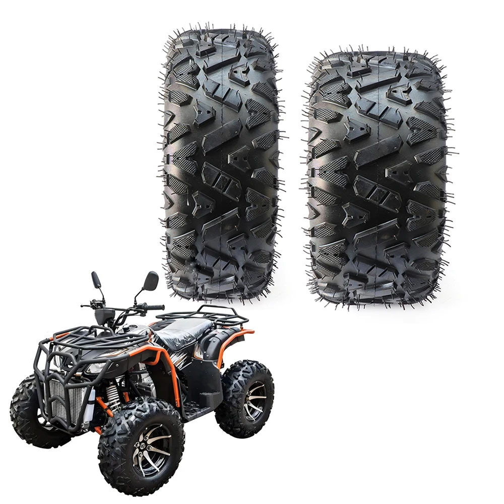 Front Tyres 19x7-8 Rear 18x9.50-8 8-inch Tubeless Tires Vacuum Tire for ATV UTV Go Kart Quad Dirt Buggy Off-road Bike Parts