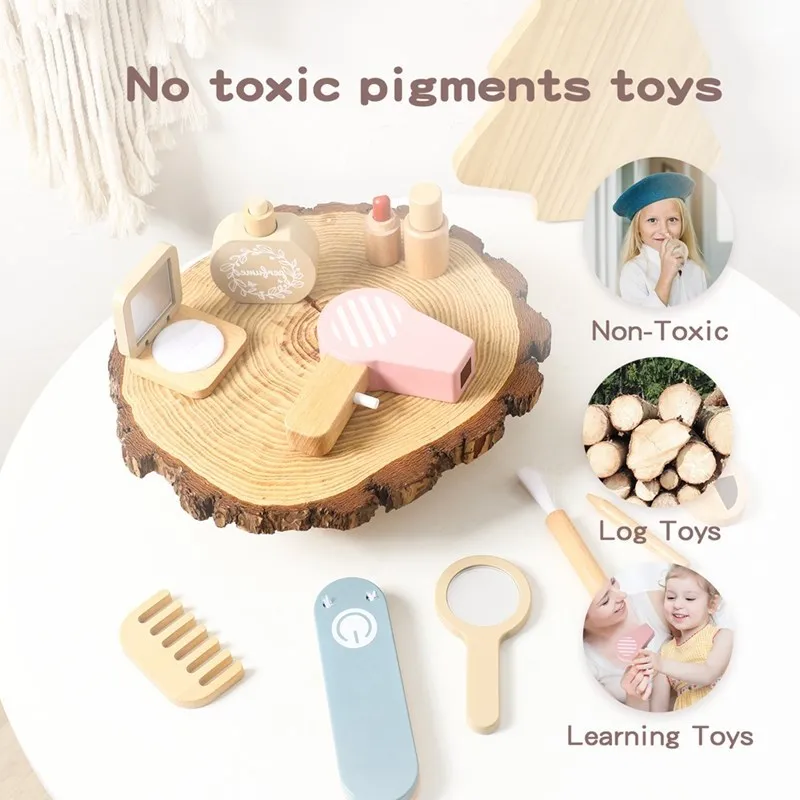 Kids Toys Simulation Cosmetics Set Pretend Makeup Toys Girls Play House Simulation Make Up Game For Girls Educational Toys Gifts