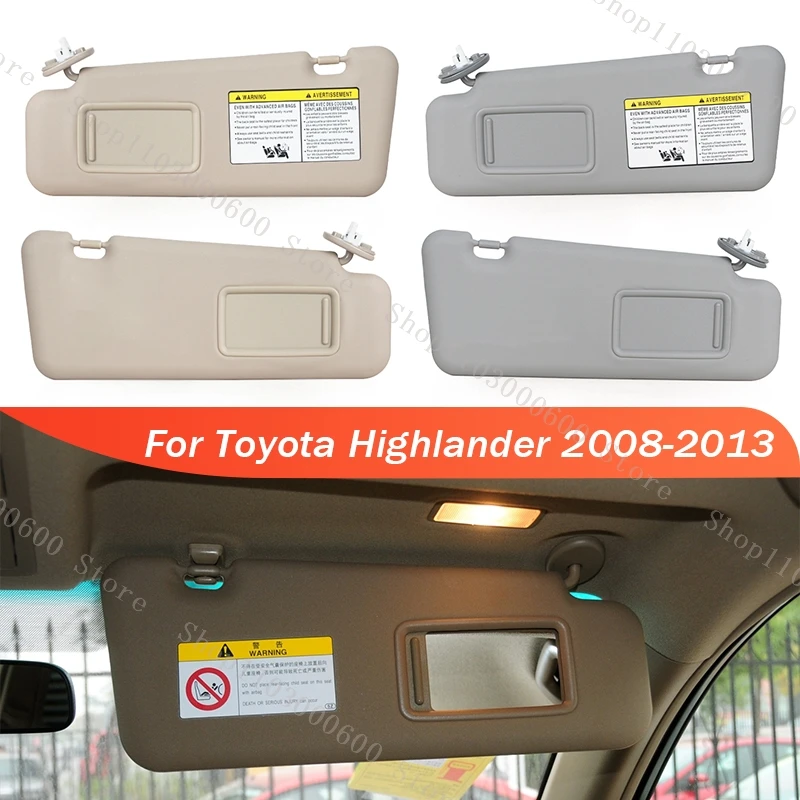 

Солнцезащитный козырек 7432048500B0 743200E050B0 для Toyota Highlander 2008 2009 2010-2012 2013