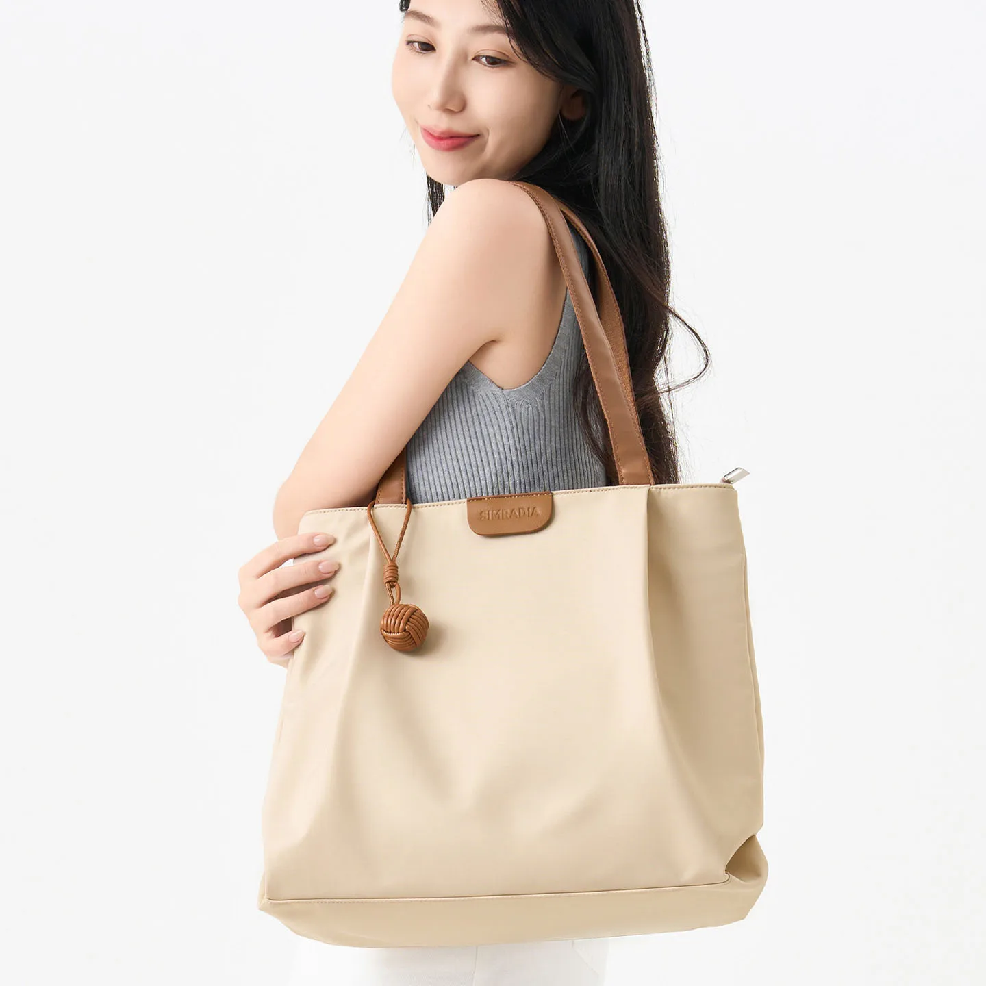 

New Women's Bags, Lazy Style Tote Bags, Daily Commuting Casual Bags, High-End Niche Handbags, Large-Capacity Water-Repellent Shoulder Bags, Shopping Bags