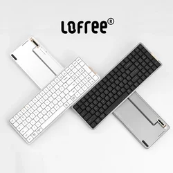 Lofree Flow Low Profile Wireless Mechanical Keyboard 100keys Bluetooth Gasket 2-Mode Game for Gamer Laptop PS4 Xbox iPhone iPad