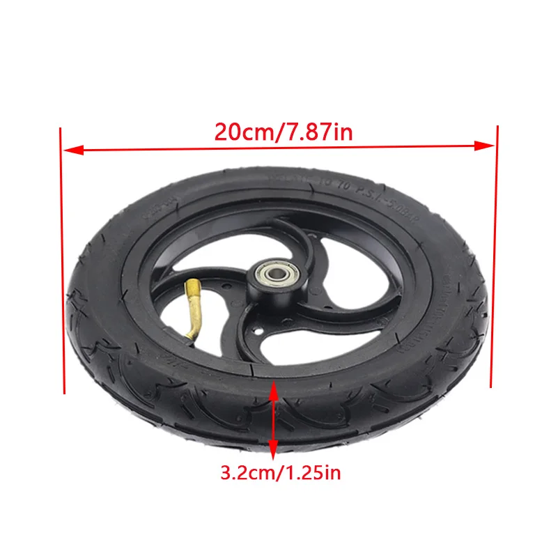 8X1 1/4 Tire For E-tow Electric Scooter Wheelchair 8 Inch Pneumatic Wheel Inner And Outer Tyre General Model 200x45