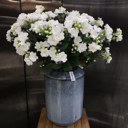 60CM Artificial 9-head Jasmine Fresh Rural Silk Flower Decoration Wedding Decoration Artificial Flowers
