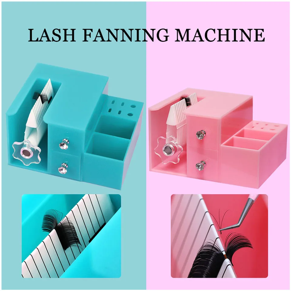 Lashprofessor Lash Fanning Machine With Drawer Lashes Extension Volume Splitter Machine Easier To Create Volume Fans Makeup Tool