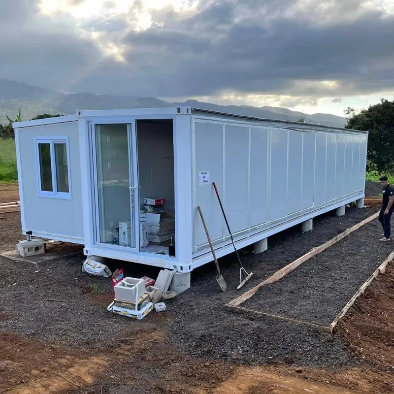 Modular Container House with Portable Mobile House 20ft 40ft Labor Camp Dormitory Worker Housing Prefab