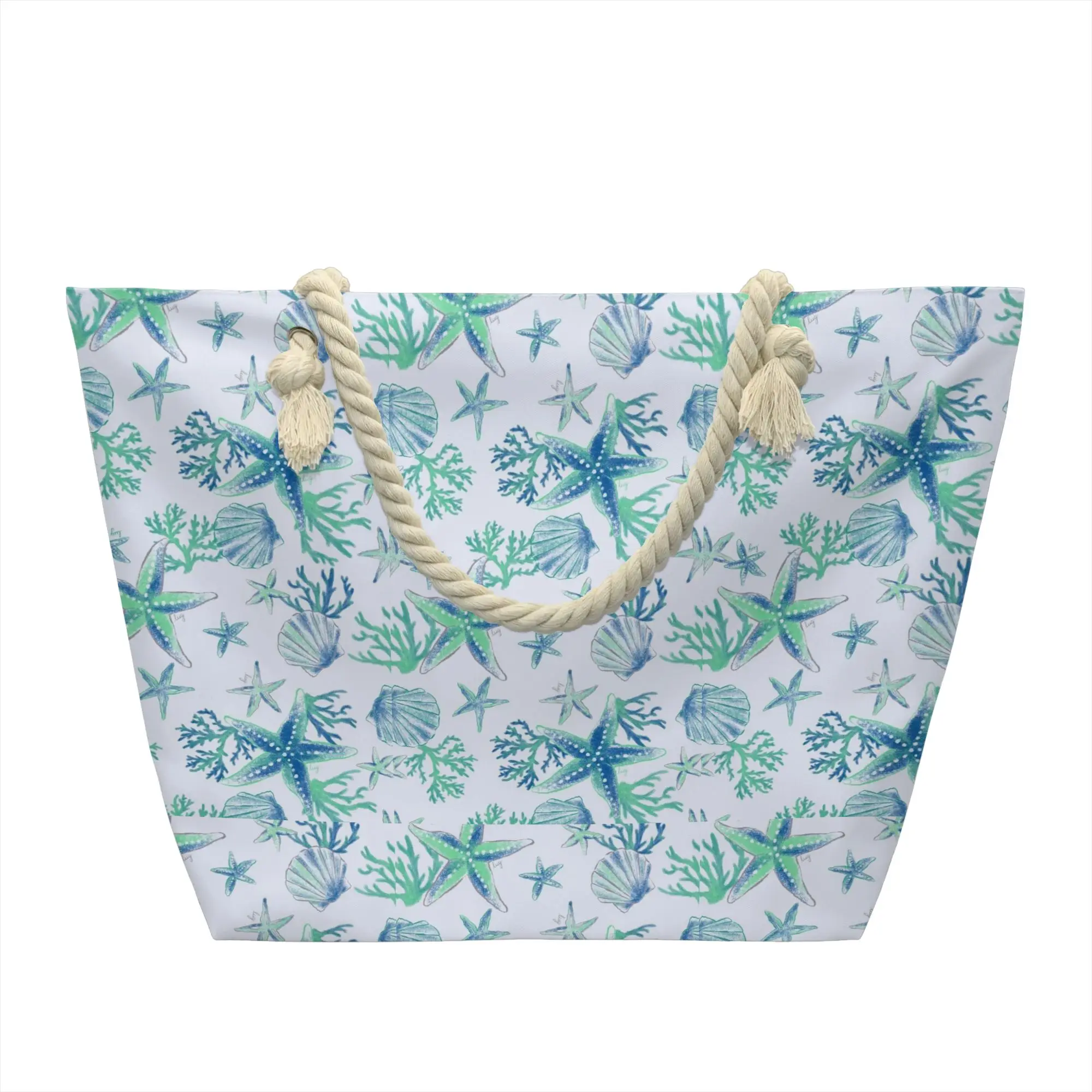 Hawaiian Wind Groceries Shopping Bags Kawaii Printed Canvas Shopper Tote Shoulder Bag Big Capacity Portable  Handbag