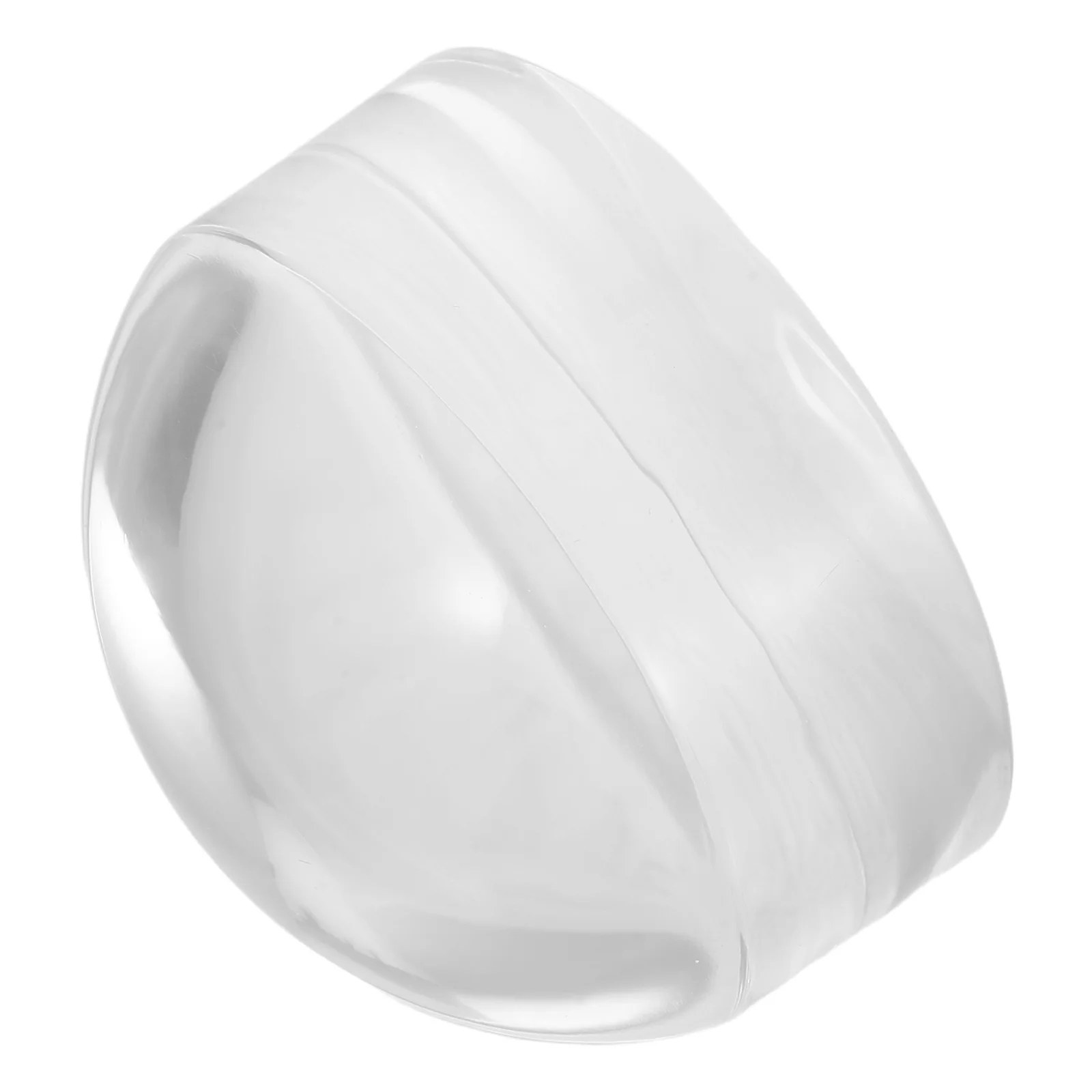 

65mm 10x Acrylic Dome Magnifier Lightweight Portable Reading Aid for Books Maps Newspapers Clear Magnifying Tool Easy Glide