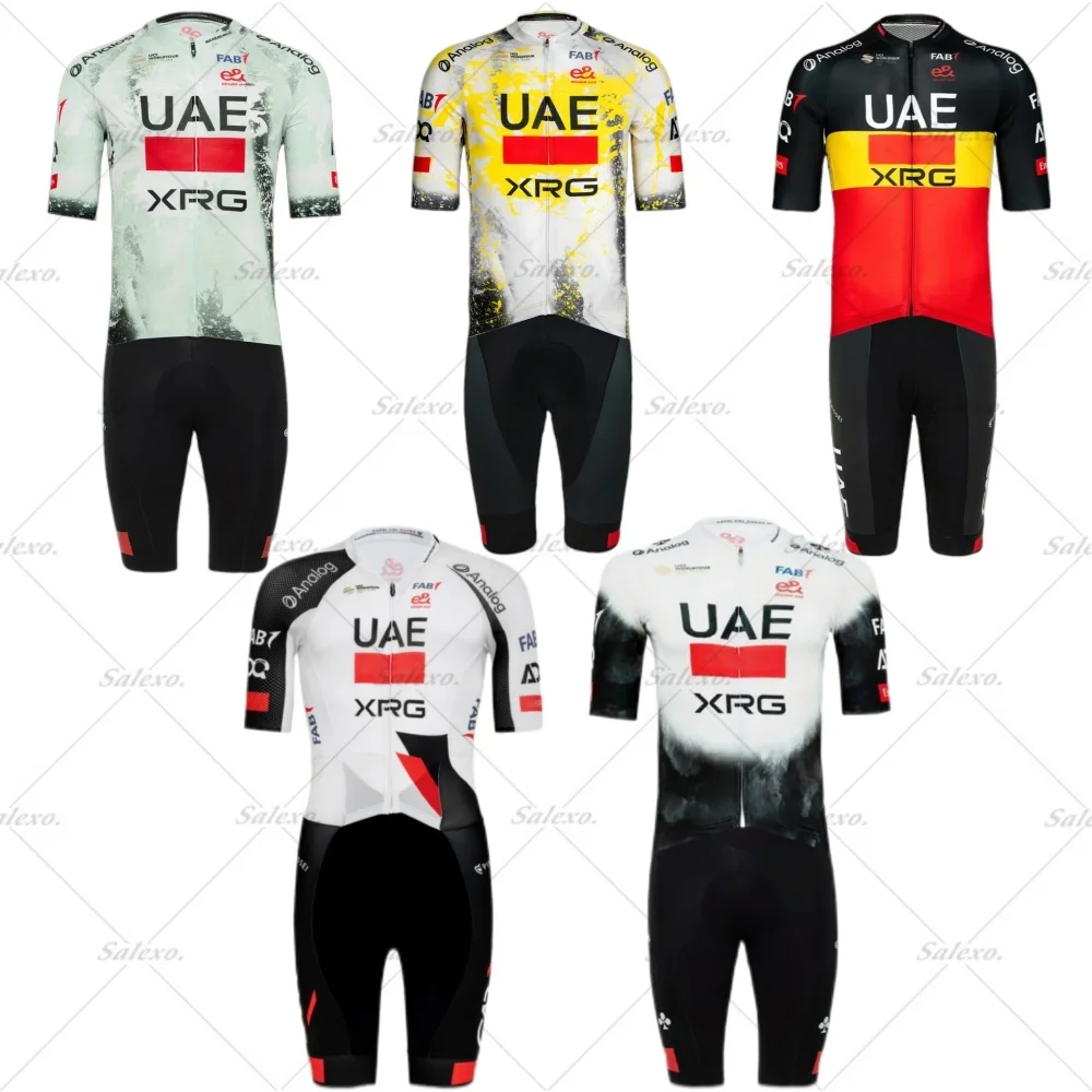 

Skinsuit UAE Team Cycling 2026 TDF Bodysuit Short Cycling Jerseys Set Pogacar-XRG Race Clothing Jumpsuit MTB Riding Bike Maillot