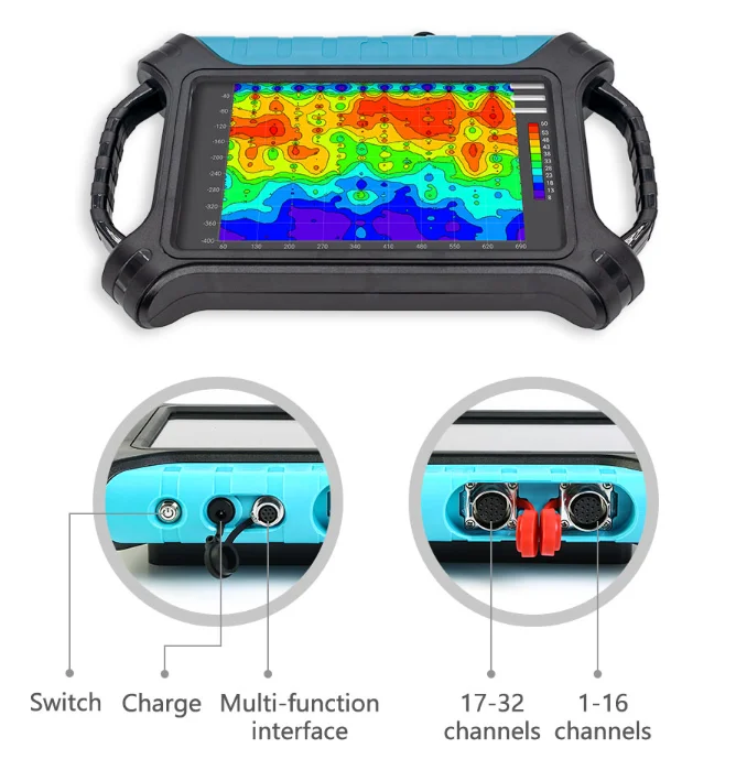 Underground Cavity Detector Archaeological DetectorADMT-60KG-32D 60m Depth Buried Tomb And Treasure Detection Equipment 3D Imagi