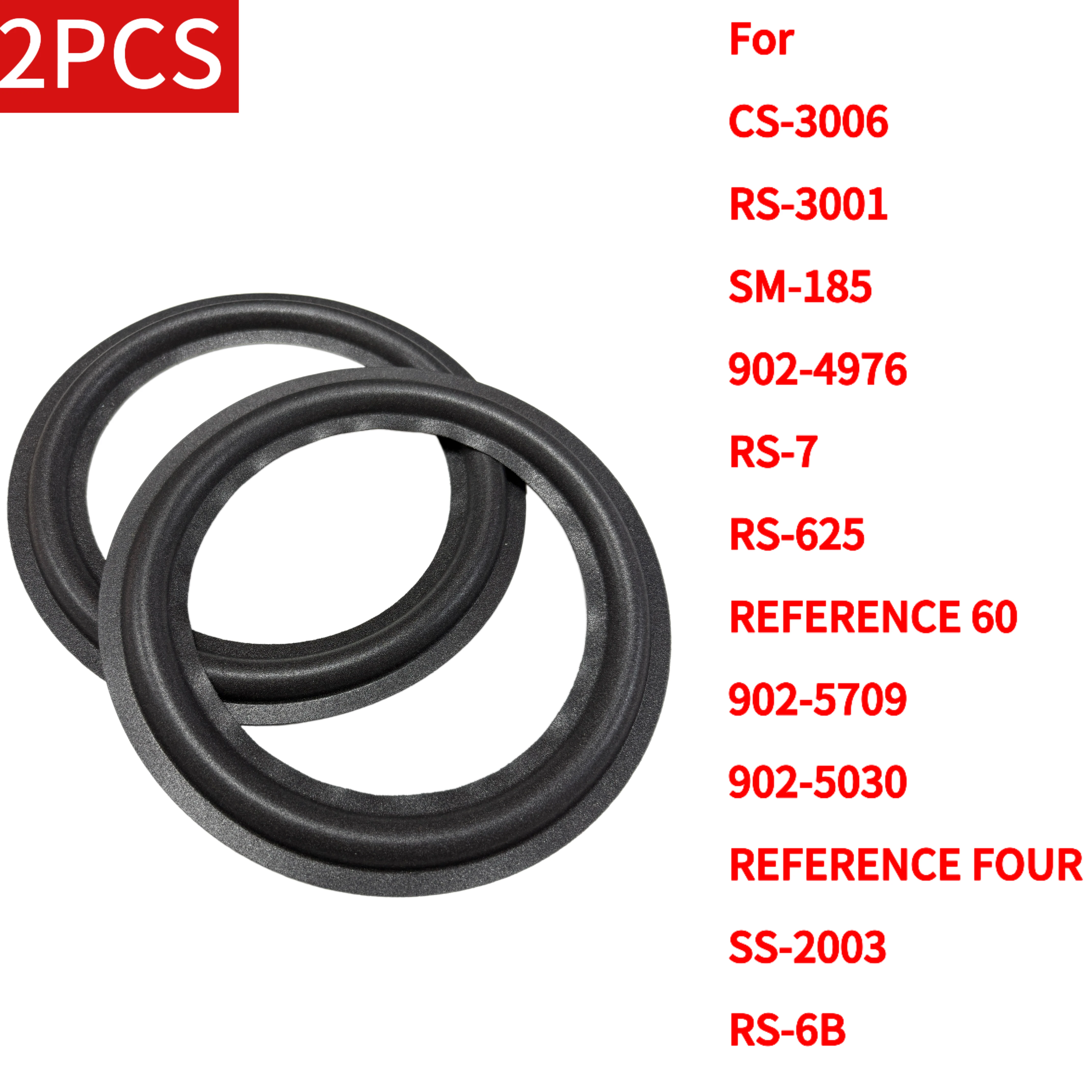 Speaker Repair Parts Foam Edge Folding Ring Subwoofer For CS-3006 RS-625/3001/6B/7 SM-185 REFERENCE60 / FOUR 902-4976/5709 /5030