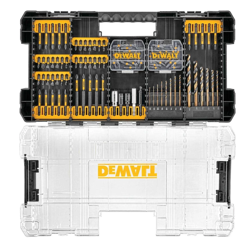 DEWALT DWANGFT100SET FlexTorq Bit Set Woodworking Drill Bits System High-End Batch Multifunctional Tools  Accessories