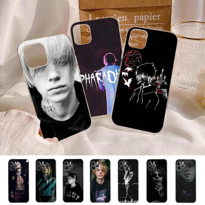 Russia rapper Pharaoh Phone Case For iPhone 11 12 13 14 Mini Pro Max XR X XS TPU Clear Case For 8 7 6 Plus SE 2020