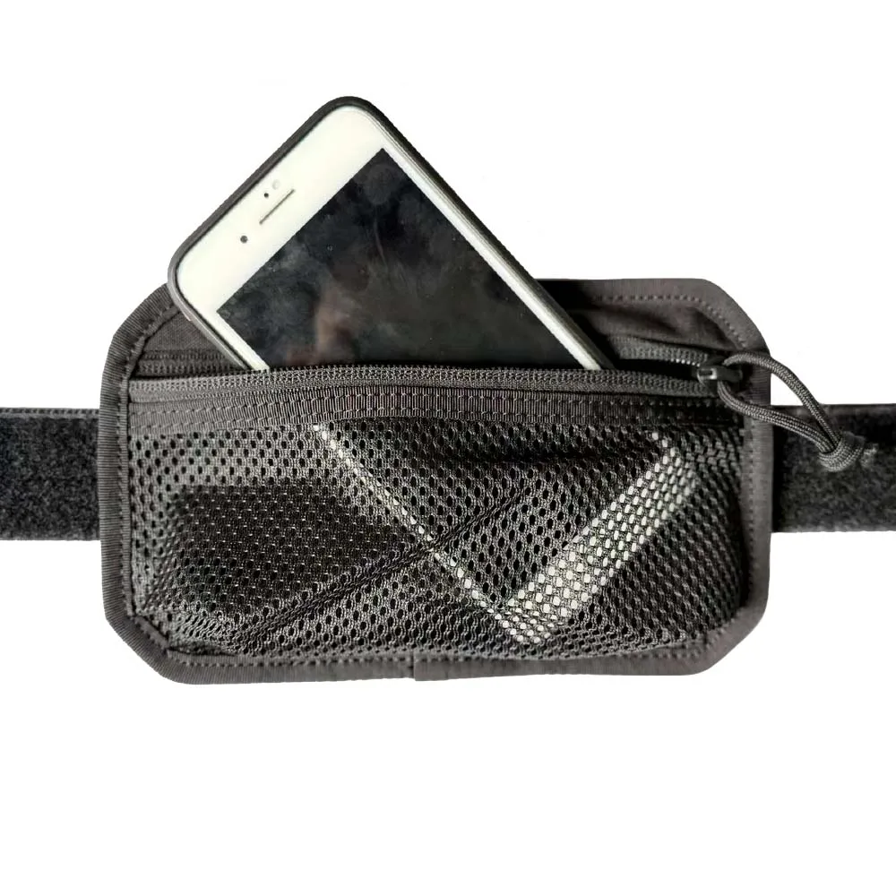 

Outdoor Edc Partition Mesh Bag Magic Hook Back Panel Be Attached To The Vest Backpack Expansion Tool Mobile Phone Hunting Bag