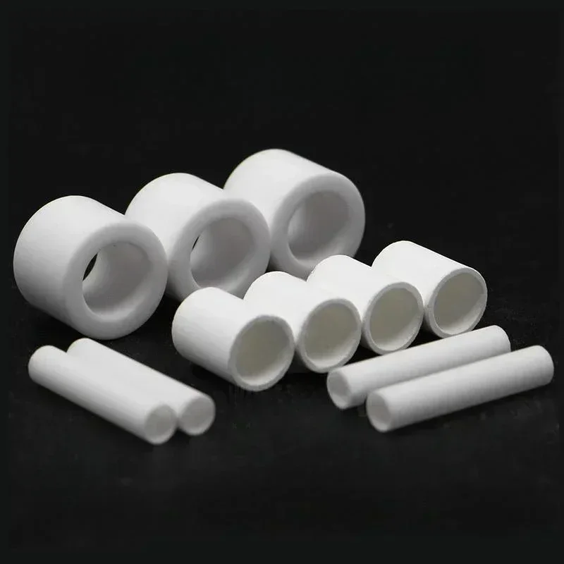 Aluminum Oxide High-pressure Filtering Ceramic Tube Insulation High-temperature Resistant Straight Cylindrical Ceramic Beads