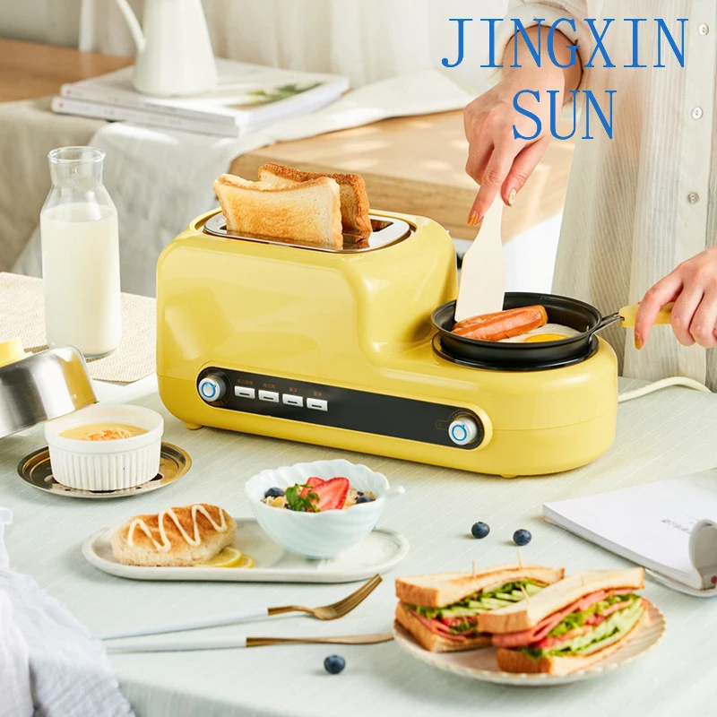 DSL-A02Z1 Multifunctional High Value Bread Machine Home Multifunctional Frying Pan Breakfast Machine Automatic Toaster Practical