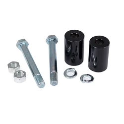 2'' Rise Handlebar Risers Extension For Harley 1-1/4'' Handlebars Motorcycle Spacers Gloss Black Made of Alloy Steel
