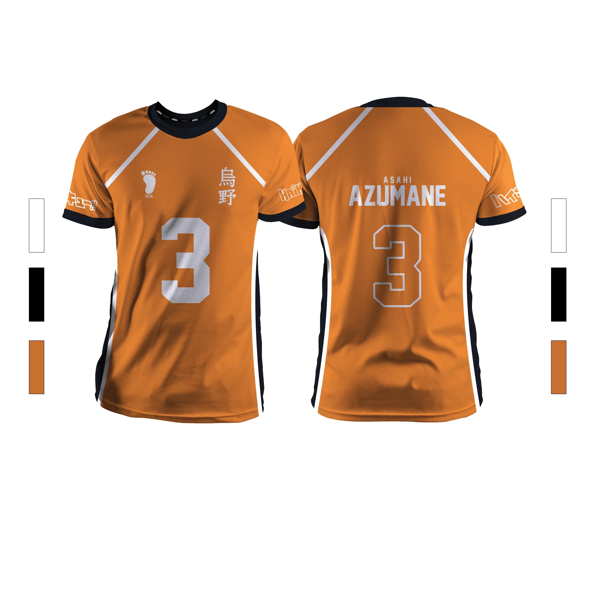 

New Men's Sports Casual Comfortable Breathable Volleyball Anime Unisex Short Sleeve Round Neck Fashion T-Shirt Clothing