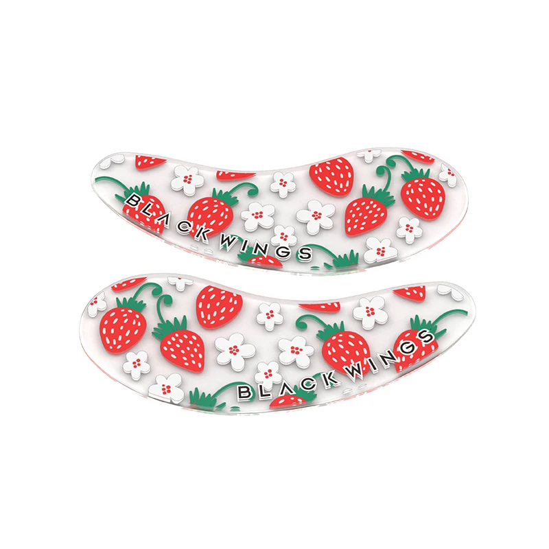 Blackwings Silicone Eye Patch, Strawberry Design Reusable Cooling Gel Eye Mask, Essential for Day and Night Skin Care.