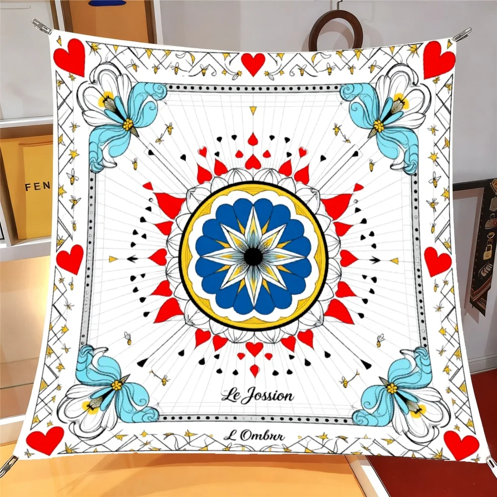 

Vintage Tribal Geometric Bandana Premium Satin Women Daily Outdoor Vacation Party Headscarf Sunscreen Shawl Headscarf