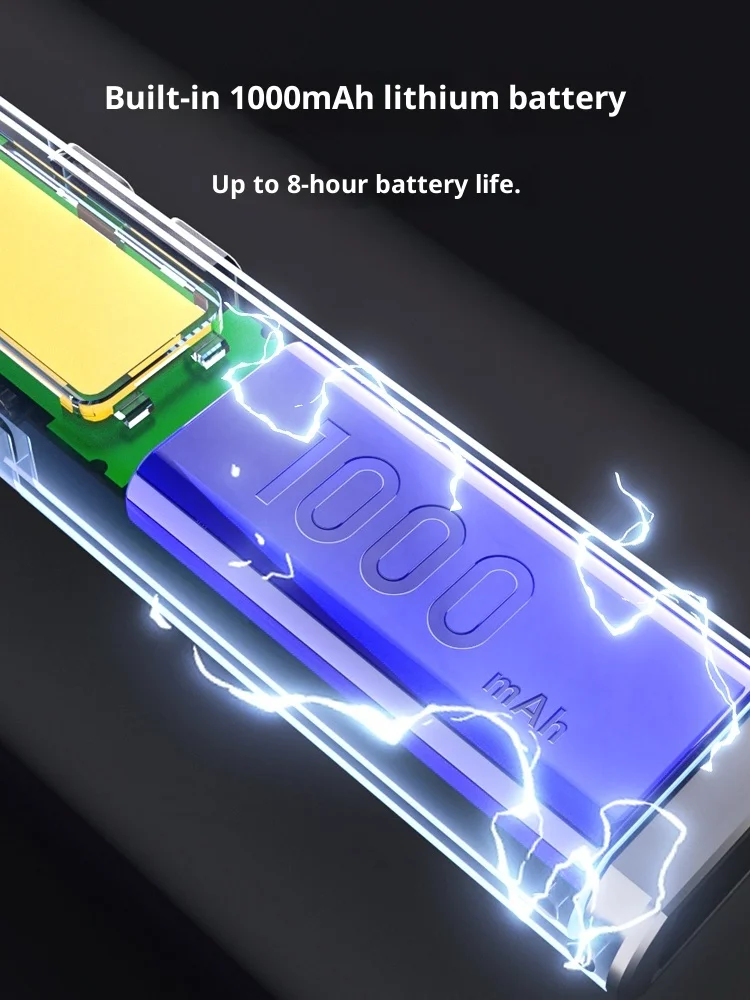 LEM T8/T8 PRO Mini-Taschenlampe, tragbares Schlüsselanhänger-Licht, Typ C, wiederaufladbares Arbeitslicht, 1000 mAh, 500 lm, Camping-Magnet-Taschenlaterne