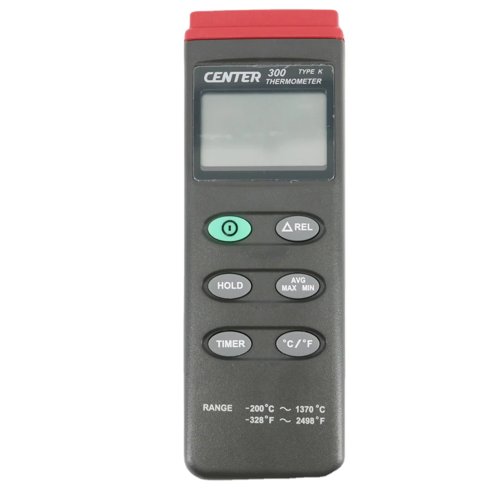 CENTER-300 Digital Thermometer Temperature Recorder Display 3 1/2 Digit LCD CENTER300