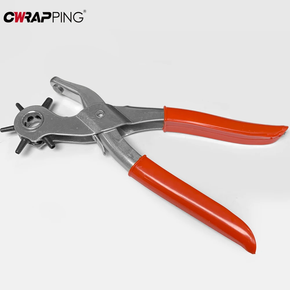 2-4.5mm Rotary Pliers Are Used Thin Leather Punching Sewing and Perforating Watch Strap Perforating Leather Processing Tools