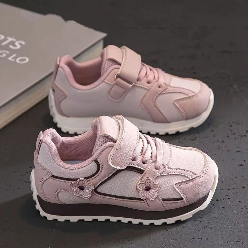2026 Autumn New Fashion Princess Sports Shoes for Girls Soft Sole Casual Running Shoes for Children