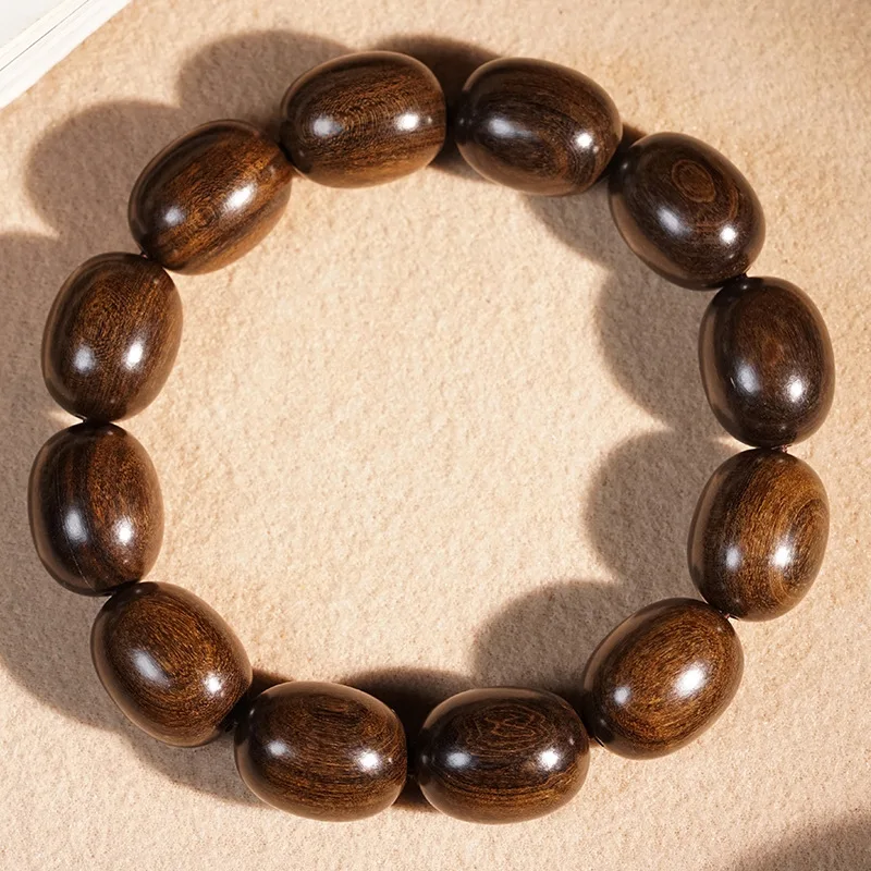 Sheng Guibao agarwood , irregular-shaped , Buddhist prayer beads, bracelet for men and women, complete design, wooden