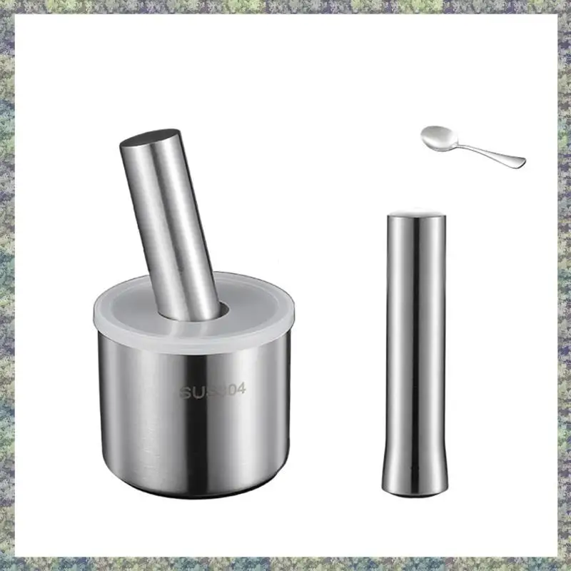WON 304 Stainless Steel Masher Solid Garlic Masher Household Grinding  Garlic Masher Garlic  Grinding Bowl