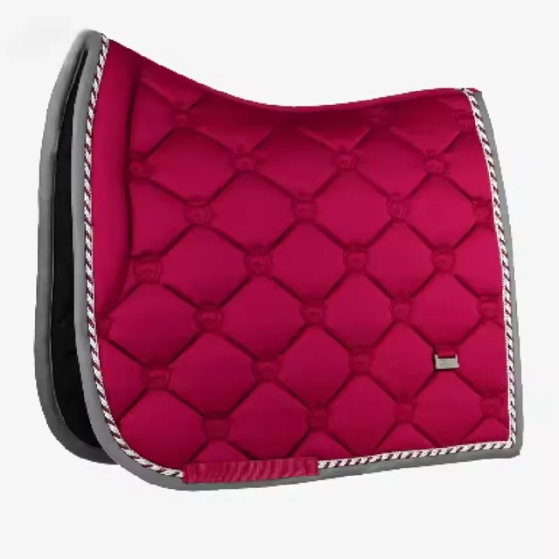 Imitation Suede Non-Slip Horse Saddle Pad Shock Absorbing Sweat Blanket