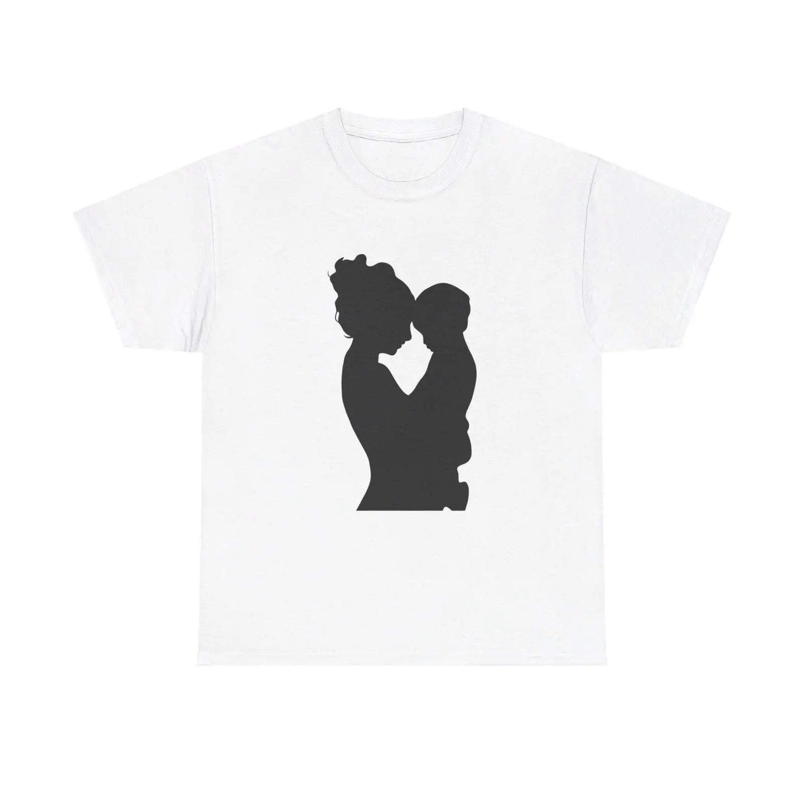 Cute Mother Son Silhouette T-Shirt - mom mommy boy child nurturing loving love