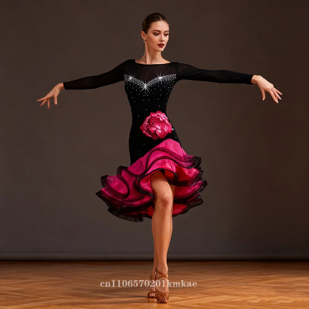 vestido-de-competicion-de-baile-latinoamericano-de-salon-para-mujer-traje-de-actuacion-de-manga-larga-con-volantes-y-diamantes-de-imitacion-cha-tango-samba