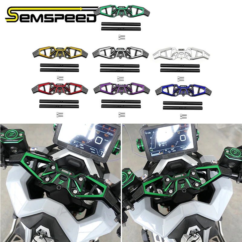 SEMSPEED Racing Handle Bar Premium CNC Aluminum Solid Handle Bar For Zontes 368G V1 V2 2022-2026