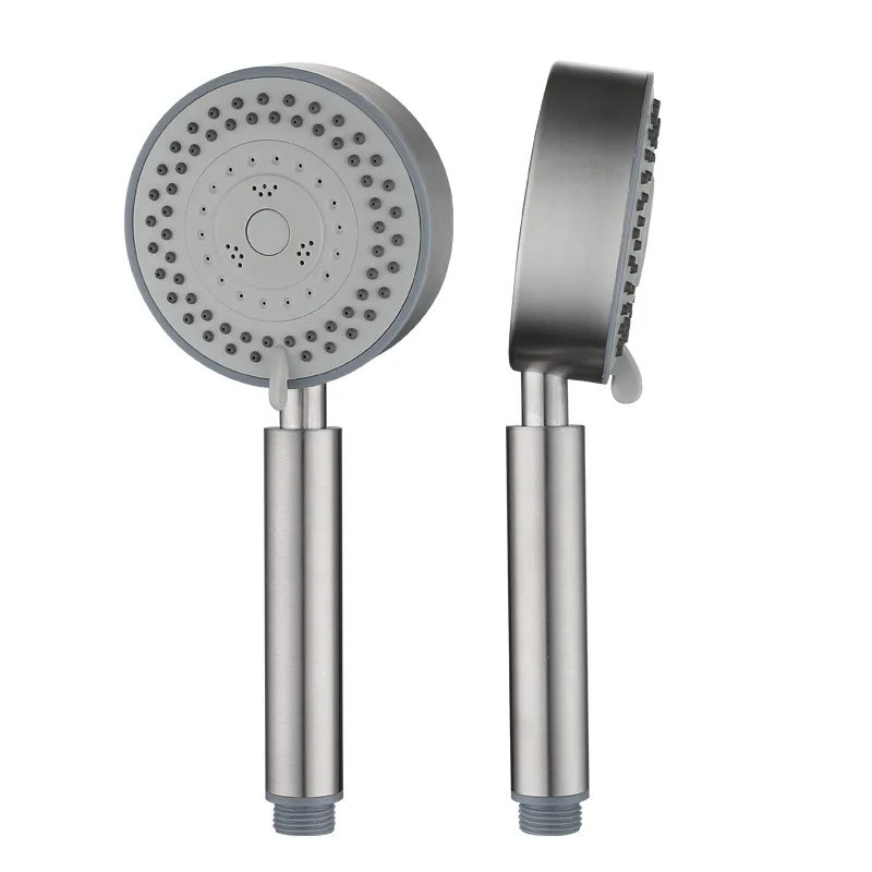 

304 Stainless Steel Handheld Shower Head Brushed Nickel High Pressure 5 Function Shower Heads Bathroom Accessories