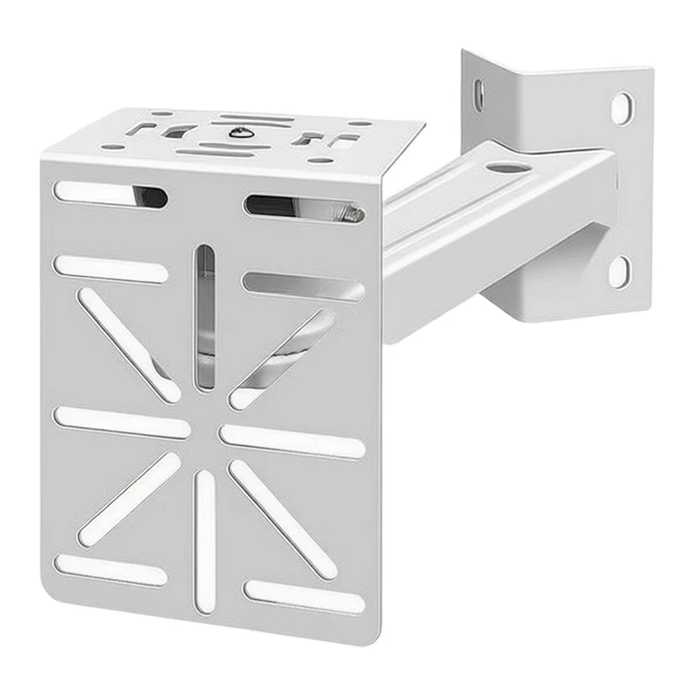 Dome Camera L-Shape Mount Bracket Outdoor Rated Metal Construction for Wall Ceiling or Pole For Security Installations