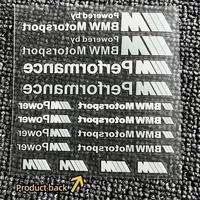 1set Car Badge Sticker Car Decoration Decal For Bmw M Performance Power X1 X3 X5 X6 E84 E83 F25 M3 E90 E91 E60 F15 F16 E70 F30